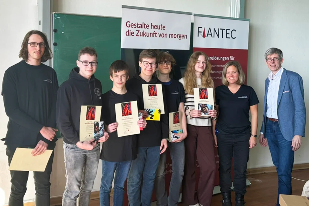 Verleihung des FiANTEC Informatikpreises 2024 am Carl-Friedrich-Gauß Gymnasium in Frankfurt Oder